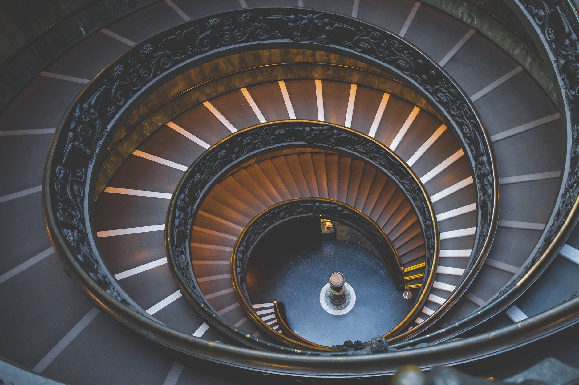 empty spiral staircase