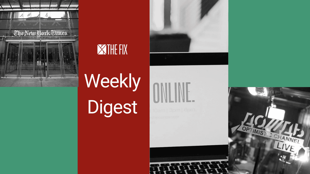 Weekly Digest: Dozhd’s licence revoked in Latvia, New York Times journalists on strike